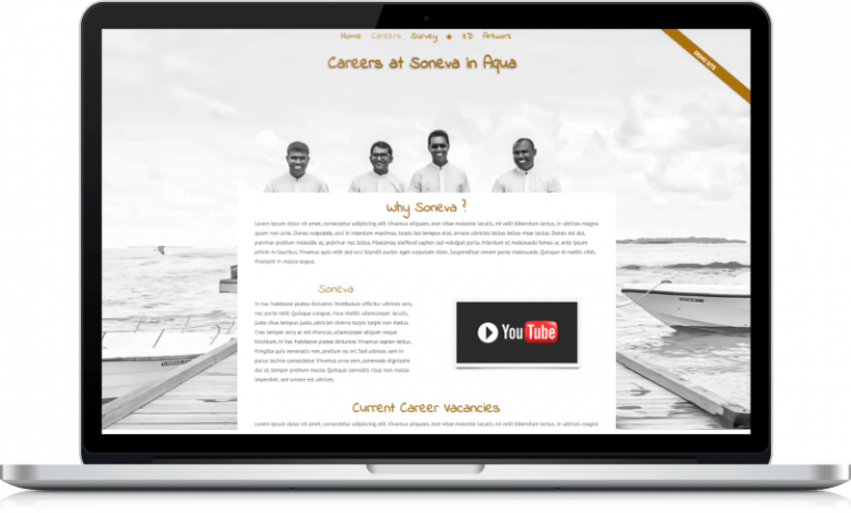 web design Maldives photographer